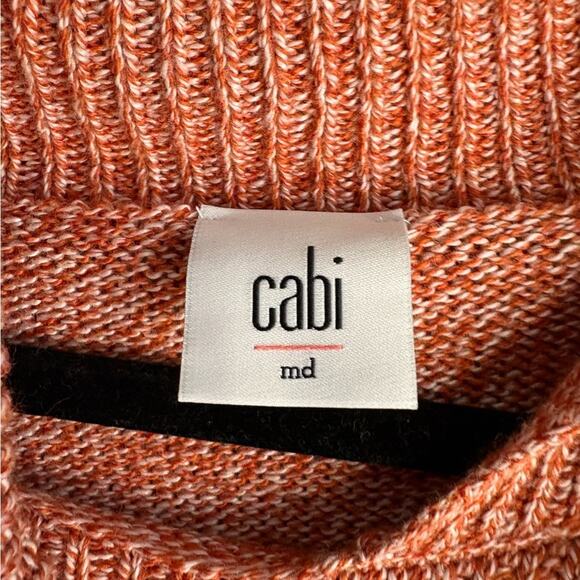 CAbi Peach Shrug Sweater with folded Neck size M - Picture 4 of 4